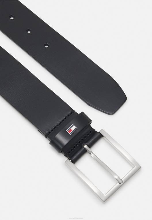 עסקי חגורות המפטון NX205613 שָׁחוֹר Tommy Hilfiger
