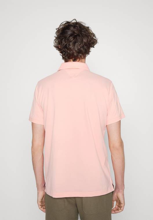 חולצת פולו רגילה מתחת לצווארון NX205627 אפרסק שקיעה Tommy Hilfiger