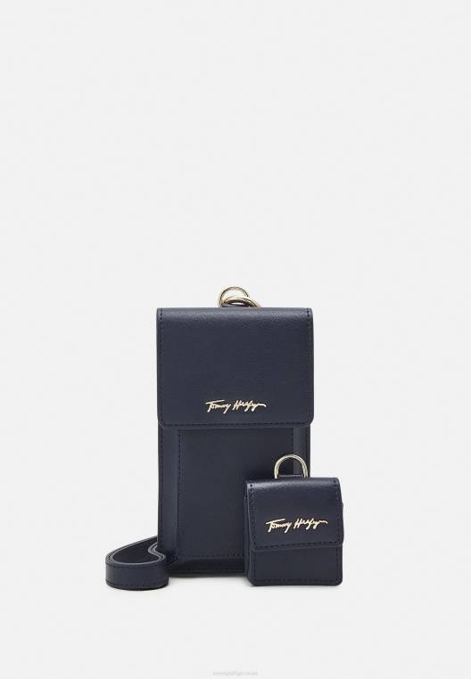 נרתיק טלפון איקוני לארנק טלפון NX205629 שמיים מדבריים Tommy Hilfiger