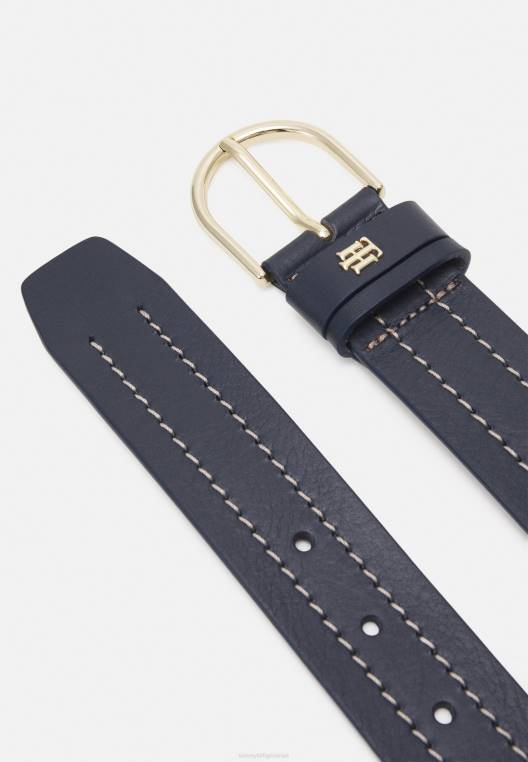 חגורה נצחית חגורה תפורה NX205655 שמיים מדבריים Tommy Hilfiger