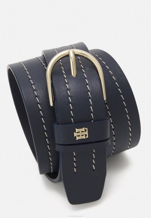 חגורה נצחית חגורה תפורה NX205655 שמיים מדבריים Tommy Hilfiger