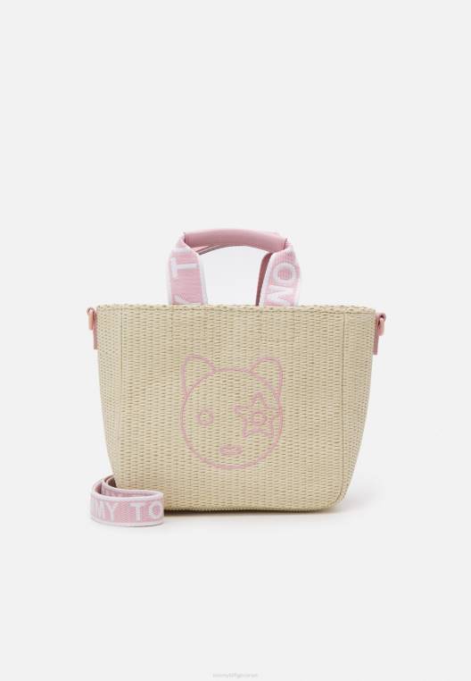 תיק חוף כיף לרוחב גוף לשני המינים NX205678 קש Tommy Hilfiger