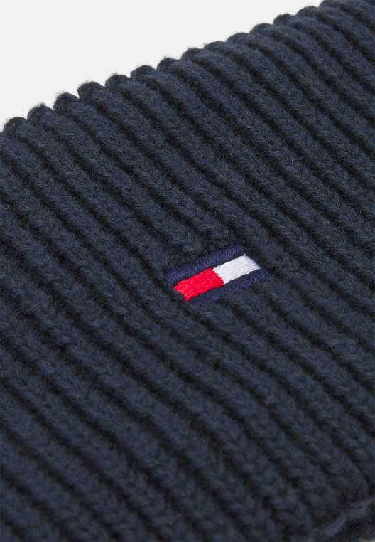 מחממי אוזניים לשני המינים עם סרט דגל קטן NX205690 שמיים מדבריים Tommy Hilfiger