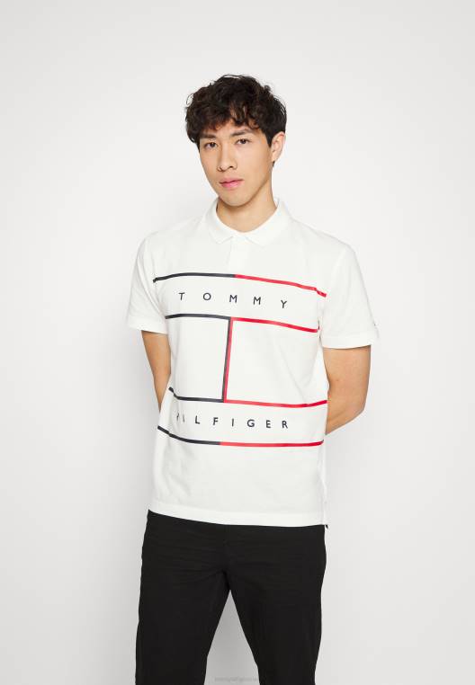 חולצת פולו דגל גדולה NX205711 אקרו Tommy Hilfiger