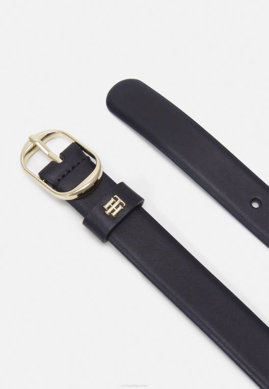 חגורה ללא מאמץ NX205726 חלל כחול Tommy Hilfiger