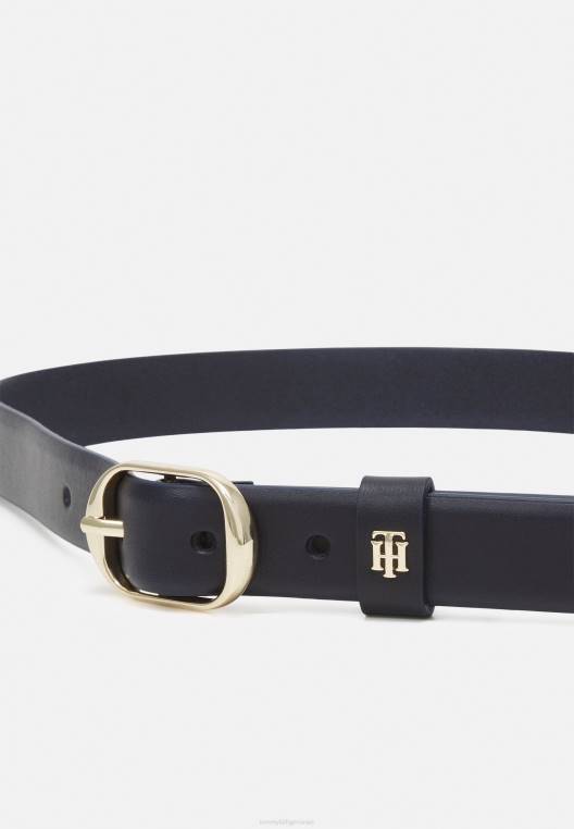 חגורה ללא מאמץ NX205726 חלל כחול Tommy Hilfiger