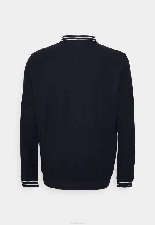 חולצת פולו עם לוגו בינוני NX205728 שמיים מדבריים Tommy Hilfiger