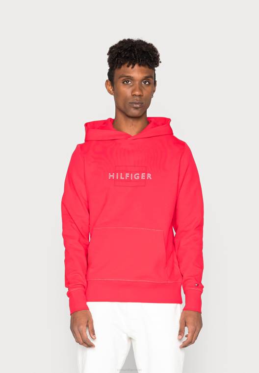 סווטשירט קפוצ'ון עם רוכסן דגל ליניארי NX205738 כוננות Tommy Hilfiger