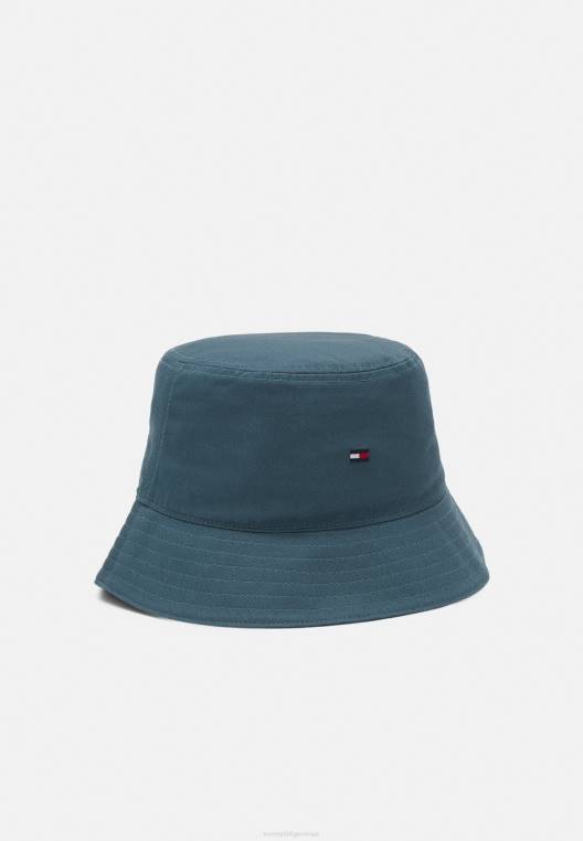 כובע דלי חיוני לדגל לשני המינים NX205759 כחול גבוה Tommy Hilfiger