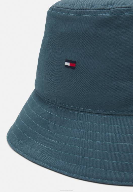 כובע דלי חיוני לדגל לשני המינים NX205759 כחול גבוה Tommy Hilfiger