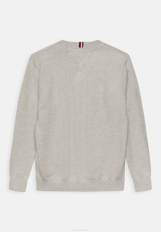 מגשר דגל רקום NX205763 אברש אפור בהיר Tommy Hilfiger