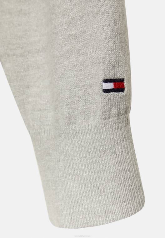 מגשר דגל רקום NX205763 אברש אפור בהיר Tommy Hilfiger