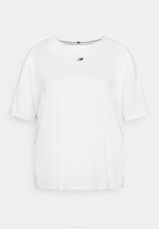 חולצת טריקו בסיסית NX205766 אופטי לבן Tommy Hilfiger