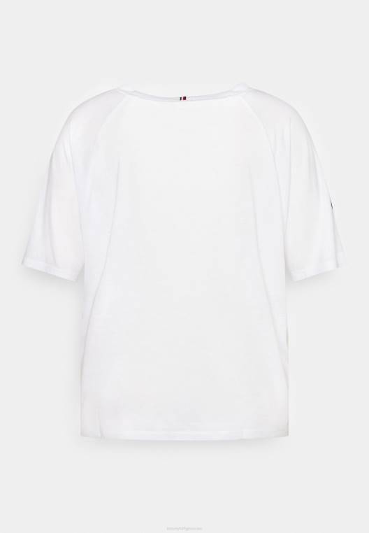 חולצת טריקו בסיסית NX205766 אופטי לבן Tommy Hilfiger