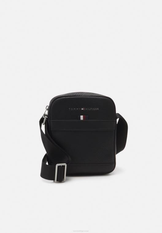 כתב תחבורה יוניסקס על פני תיק גוף NX205779 שָׁחוֹר Tommy Hilfiger