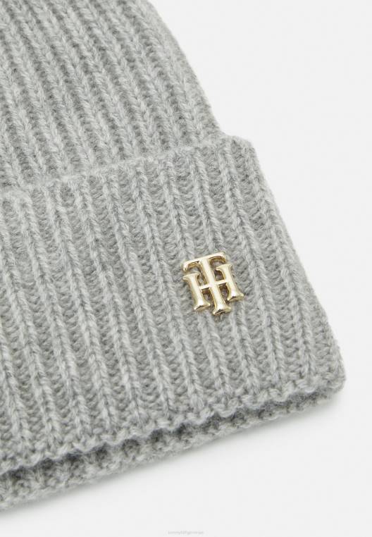 כפף פוף יוקרתי NX205787 אברש אפור בהיר Tommy Hilfiger