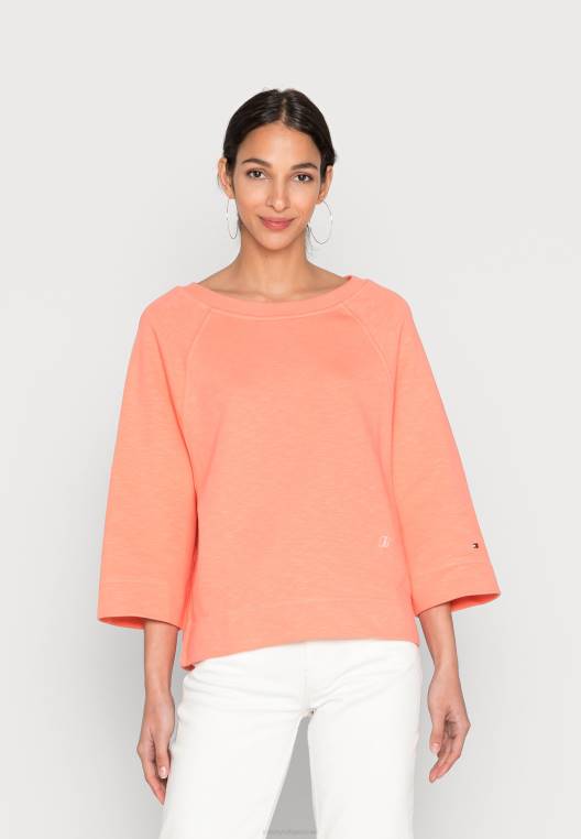 סווטשירט סלאב טרי NX205790 פריחת האלמוגים Tommy Hilfiger