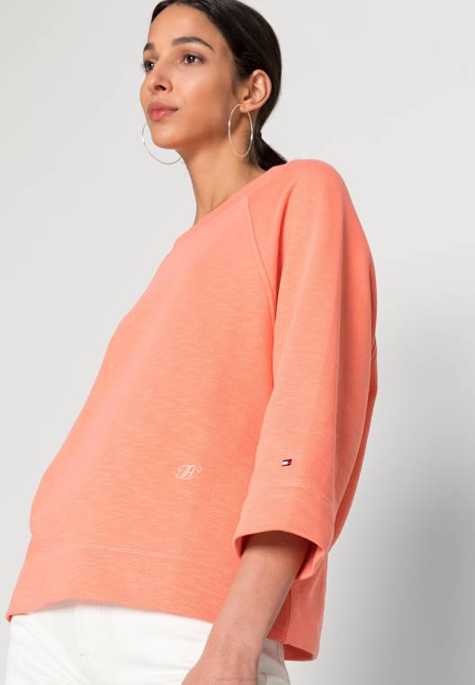 סווטשירט סלאב טרי NX205790 פריחת האלמוגים Tommy Hilfiger