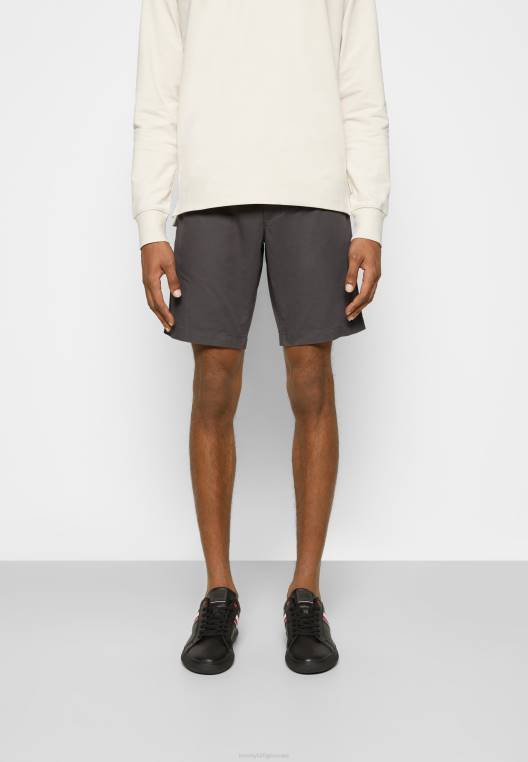 מכנסי חגורת ברוקלין NX205811 אפר כהה Tommy Hilfiger