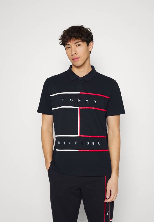 חולצת פולו דגל גדולה NX205827 שמיים מדבריים Tommy Hilfiger