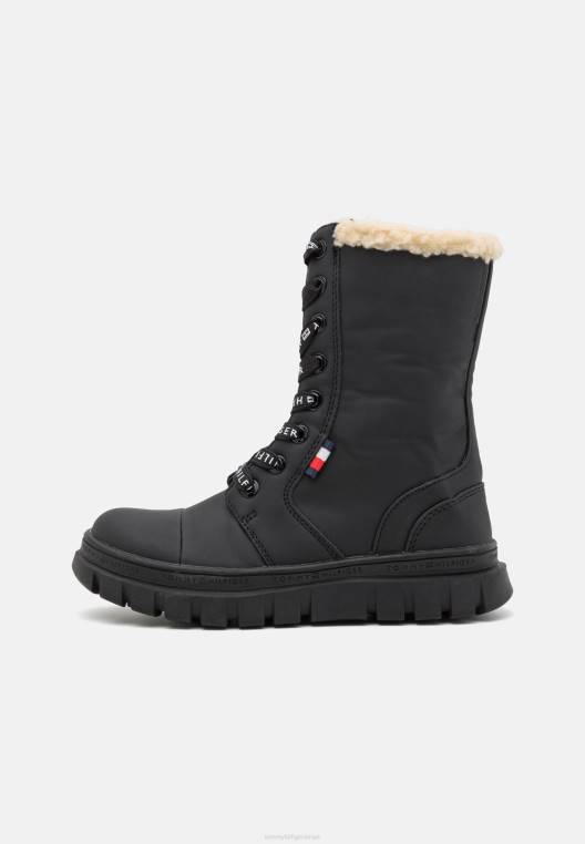 מגפי שרוכים לשני המינים NX205852 שָׁחוֹר Tommy Hilfiger