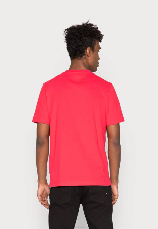 חולצת טריקו עם דגל ליניארי בהדפס טי NX205859 כוננות Tommy Hilfiger