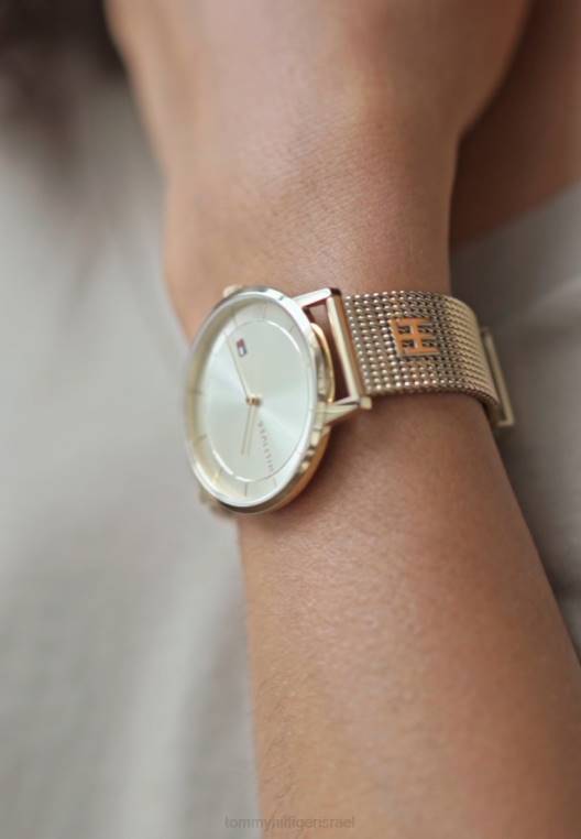שעון לבוש NX205910 בצבע זהב Tommy Hilfiger
