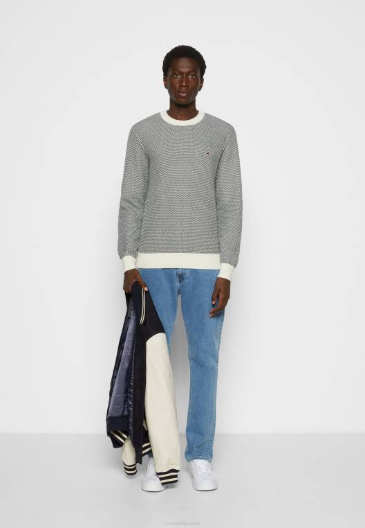 מגשר בעל מרקם צווארון דו גוונים NX205915 שֶׁנהָב Tommy Hilfiger