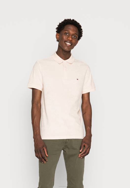 חולצת מיקרו פולו NX205949 נוצה לבן Tommy Hilfiger