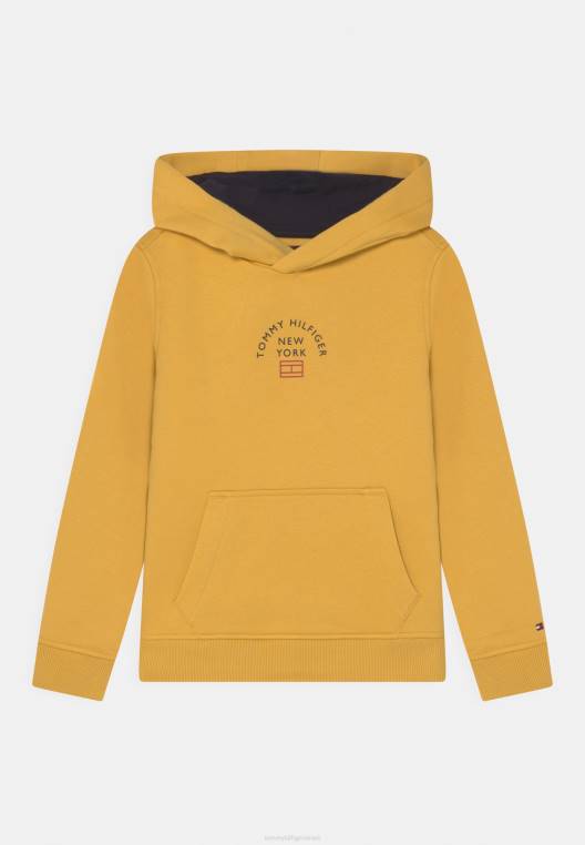 סווטשירט קפוצ'ון לוגו NX205956 צהוב טוסקני Tommy Hilfiger