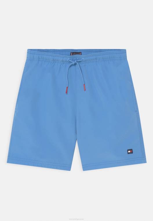 מכנסי שחייה עם שרוך בינוני NX205987 כחול הידראנגאה Tommy Hilfiger
