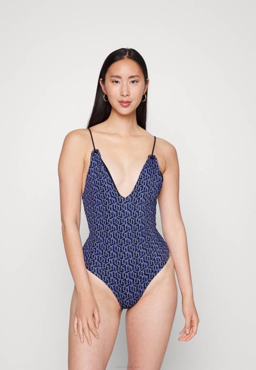 לצלול בגד ים מחלק אחד NX205997 שמיים מדבריים Tommy Hilfiger