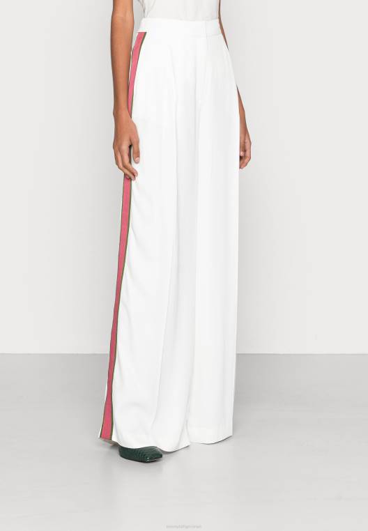 מכנסיים מכנסיים רחבים עם פס צד NX206023 אקרו Tommy Hilfiger