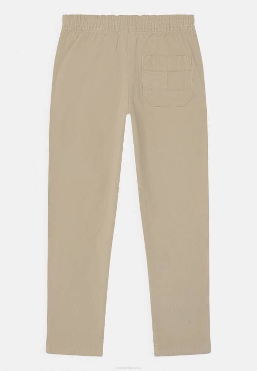 למשוך מכנסיים מכנסיים NX206026 חול סוואנה Tommy Hilfiger