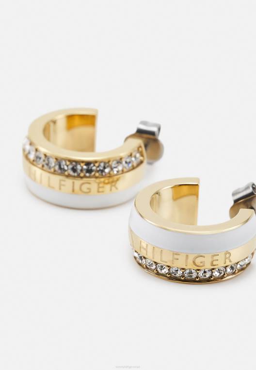 עגילי קסם משפחתיים NX206028 בצבע זהב Tommy Hilfiger