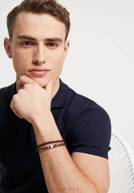 צמיד מזדמן NX206029 בראון Tommy Hilfiger