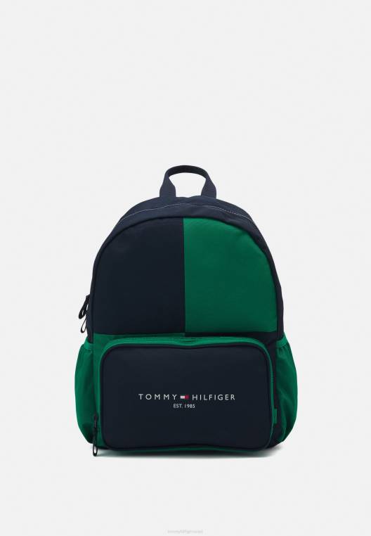 תיק גב מבוסס לשני המינים NX206039 מלכיט ירוק Tommy Hilfiger