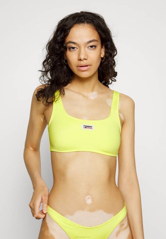 חולצת ביקיני ברלט NX206044 צהוב מגנטי Tommy Hilfiger