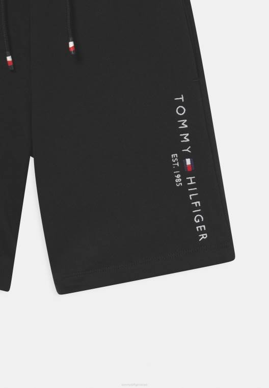 מכנסיים קצרים חיוניים NX206070 שָׁחוֹר Tommy Hilfiger