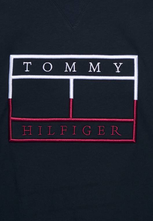 חולצת טי עם הדפס דגל NX206116 שמיים מדבריים Tommy Hilfiger