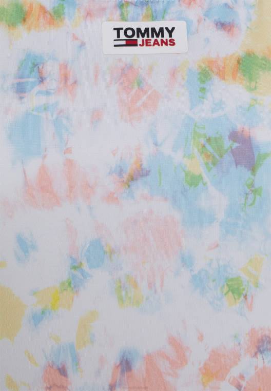 לגרוף אחורה בגד ים עקום מקשה אחת NX206136 צבע עניבה Tommy Hilfiger