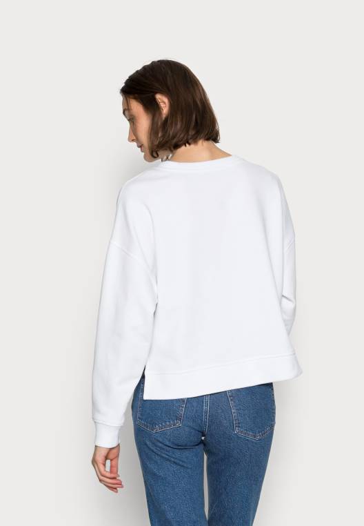 סווטשירט פתוח נוצה NX206138 לבן Tommy Hilfiger