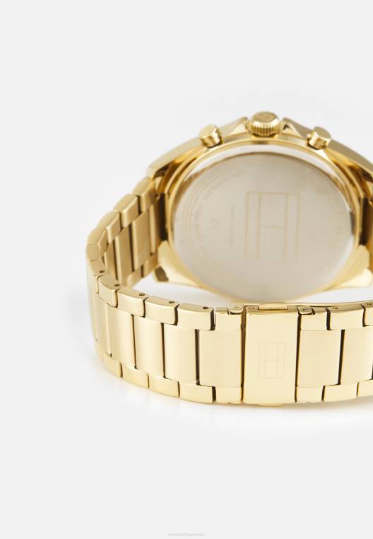 שעון כרונוגרף בייקר NX206144 בצבע זהב/שחור Tommy Hilfiger