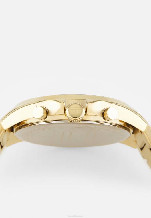 שעון כרונוגרף בייקר NX206144 בצבע זהב/שחור Tommy Hilfiger