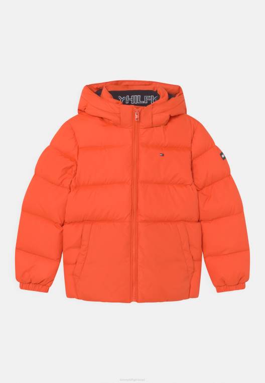 מעיל חורף חיוני NX206160 כתום חומצה Tommy Hilfiger