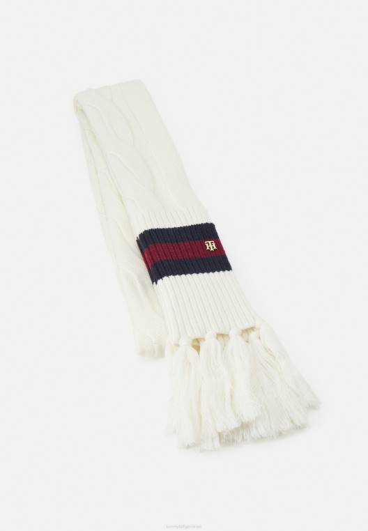 צעיף כבלים יוקרתי NX206168 שֶׁנהָב Tommy Hilfiger