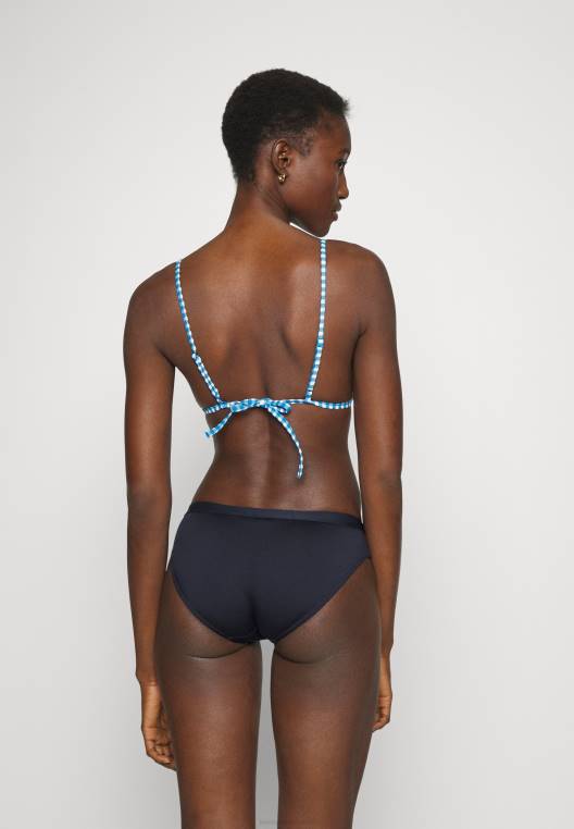 טופ ביקיני קבוע משולש NX206170 אי כחול/לבן Tommy Hilfiger