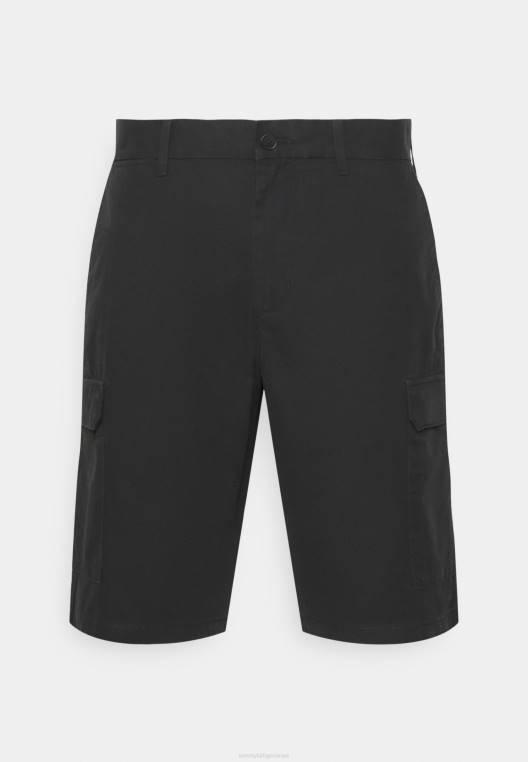 מכנסי ג'ון קצרים NX206177 שָׁחוֹר Tommy Hilfiger