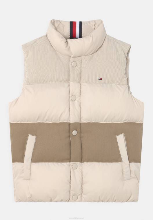 חזייה במרקם מעורב NX206178 בז' אבן Tommy Hilfiger