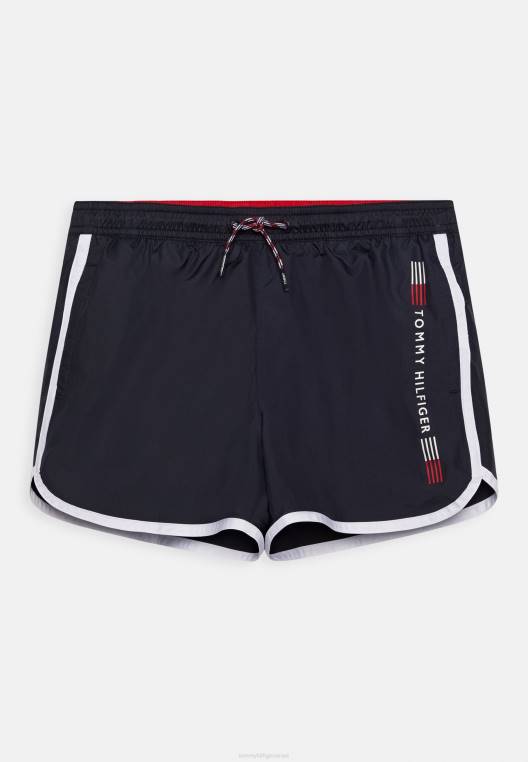מכנסי שחייה קצרים לרץ NX206179 שמיים מדבריים Tommy Hilfiger